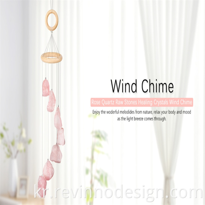 agate stone wind chimes